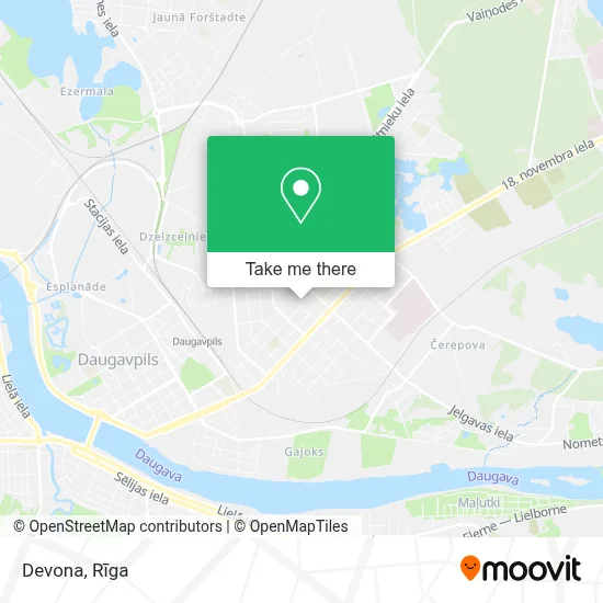 Devona map