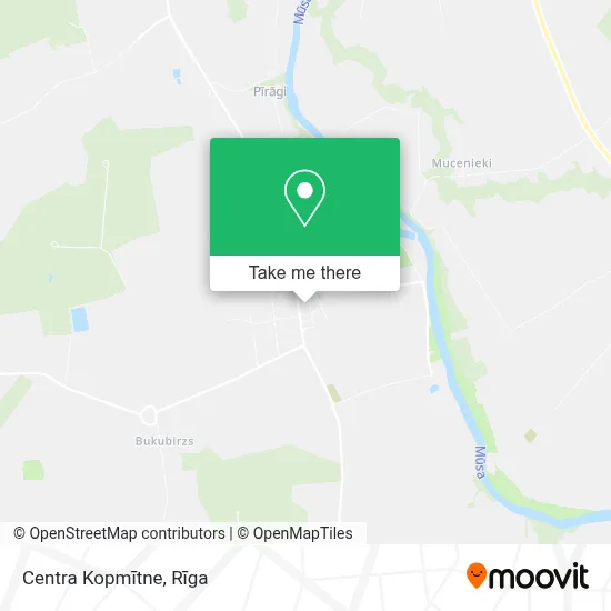 Centra Kopmītne map