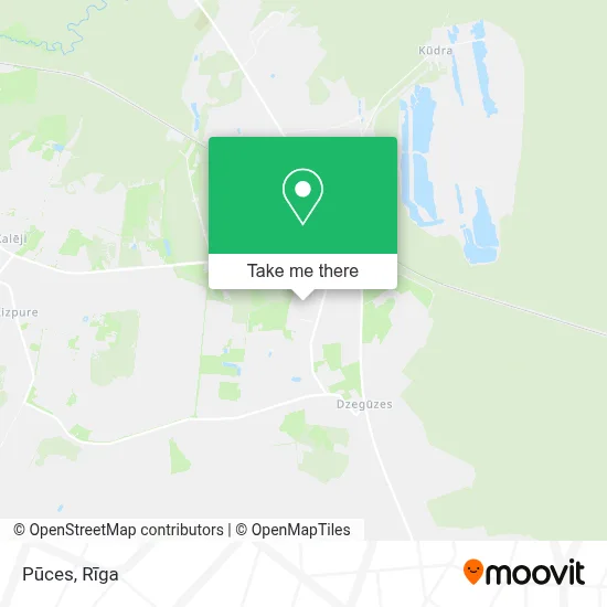 Pūces map