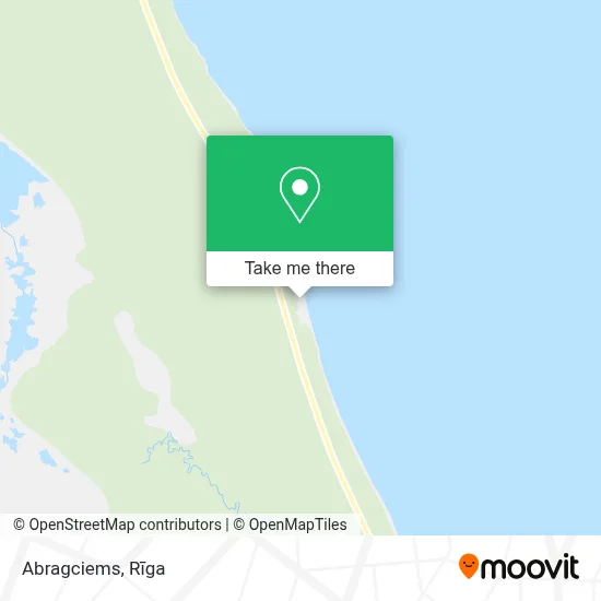 Abragciems map