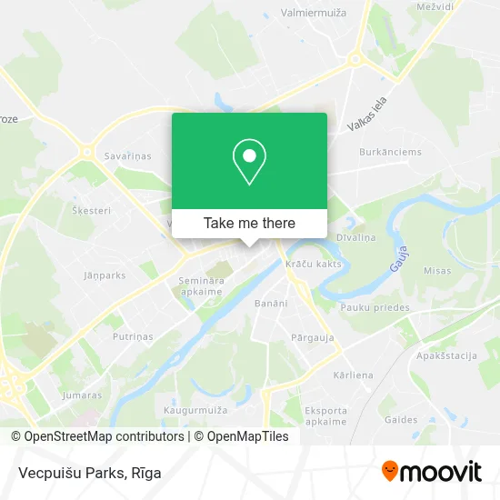 Vecpuišu Parks map