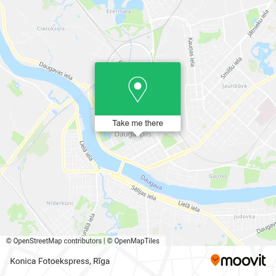 Konica Fotoekspress map