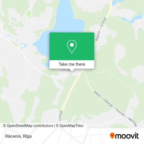 Rācenis map