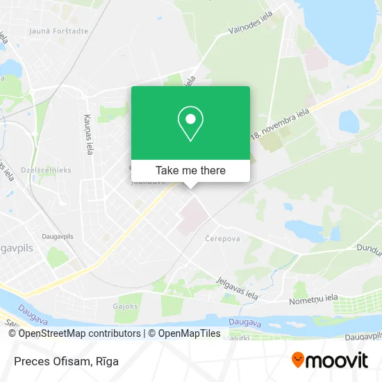 Preces Ofisam map