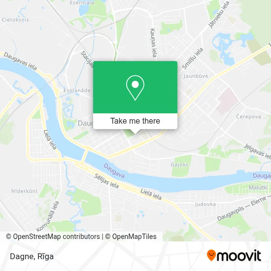 Dagne map
