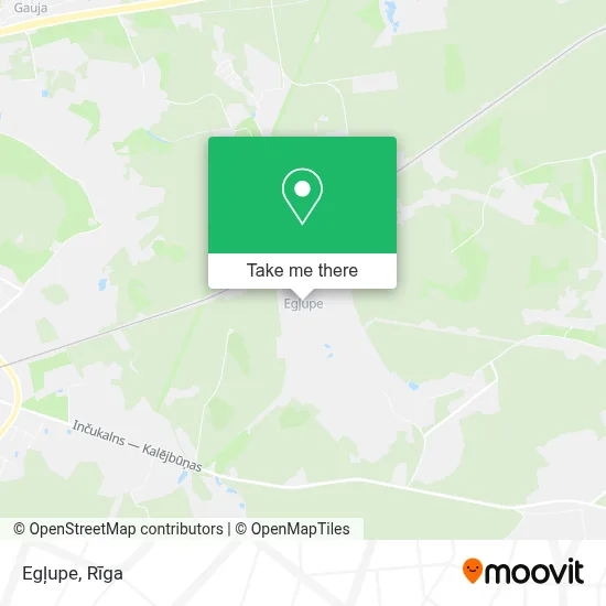 Egļupe map