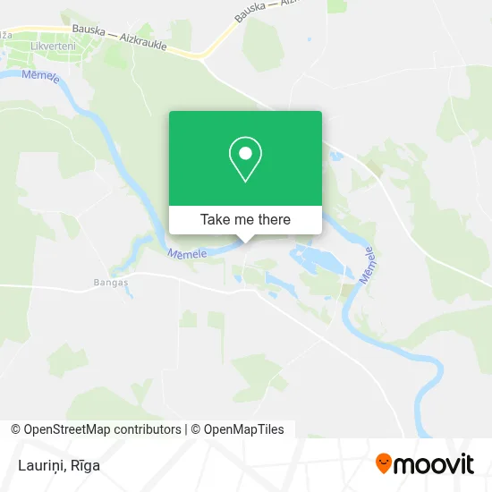 Lauriņi map
