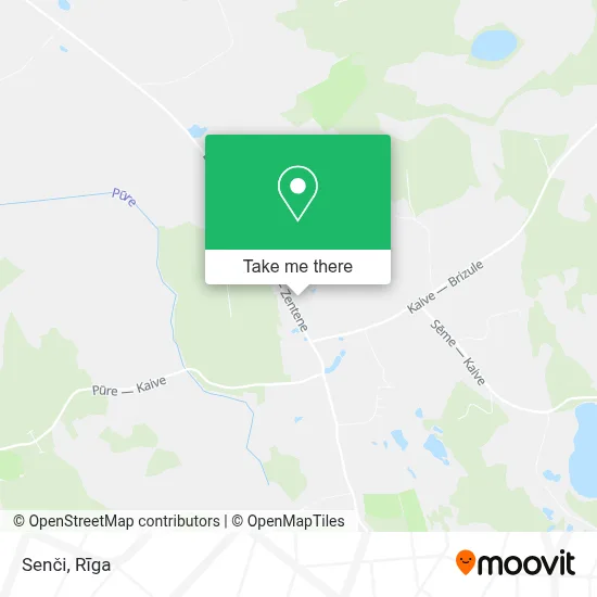 Senči map