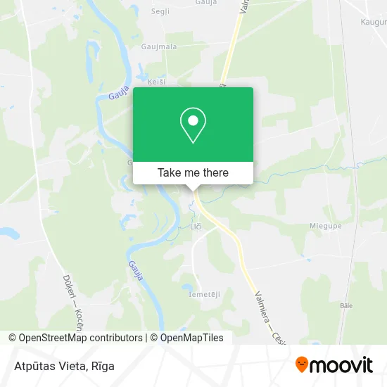 Atpūtas Vieta map