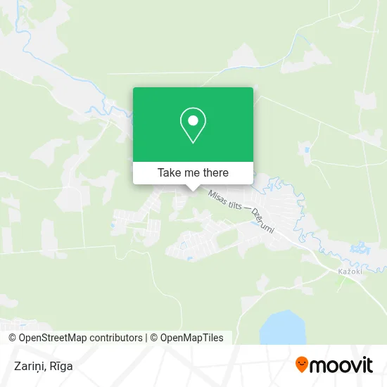 Zariņi map