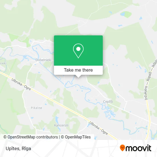 Upītes map