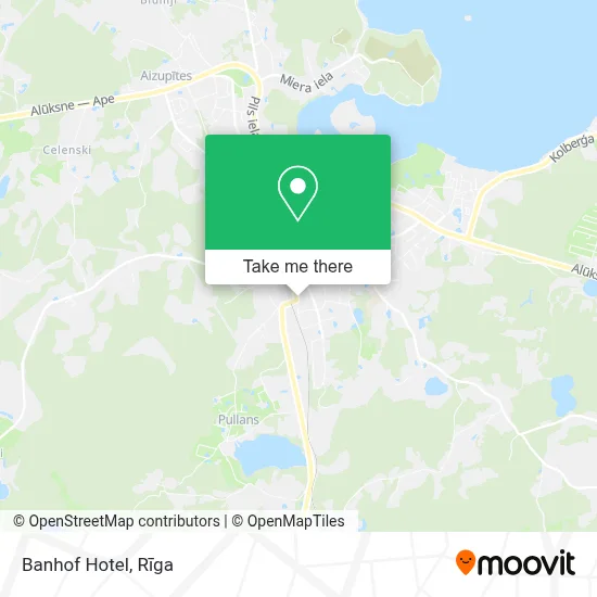 Banhof Hotel map