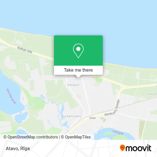 Atavo map
