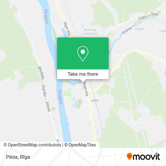 Pēda map