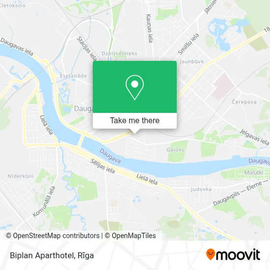 Biplan Aparthotel map