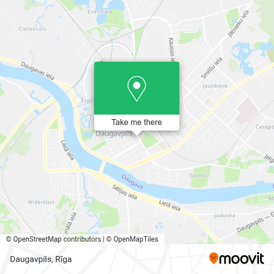 Daugavpils map