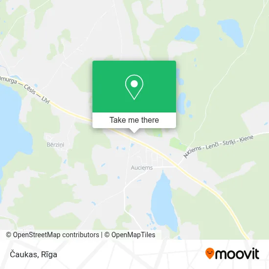 Čaukas map