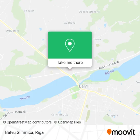 Balvu Slimnīca map