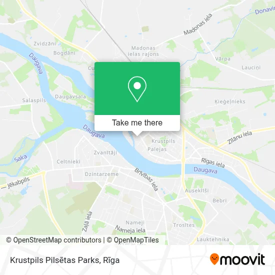 Krustpils Pilsētas Parks map