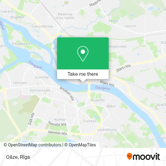 Oāze map