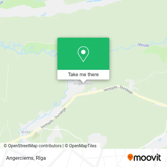 Angerciems map