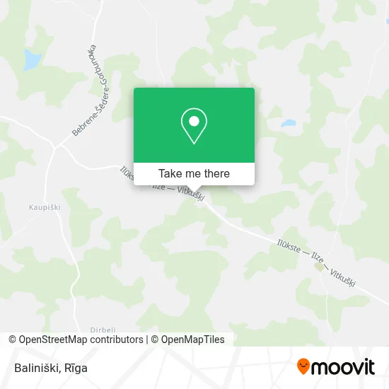 Baliniški map