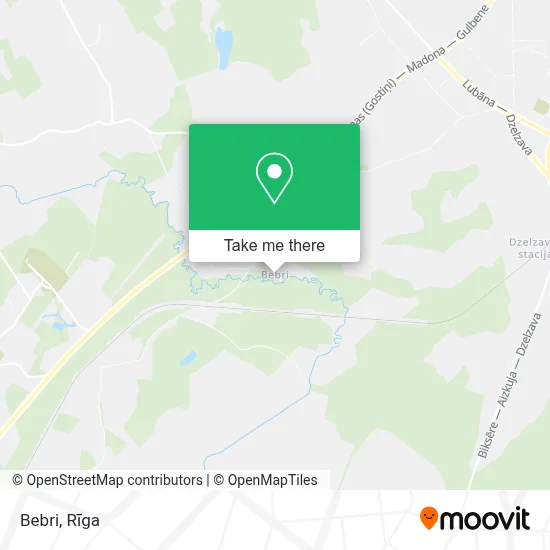 Bebri map