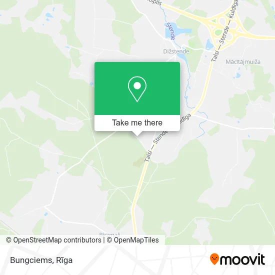 Bungciems map
