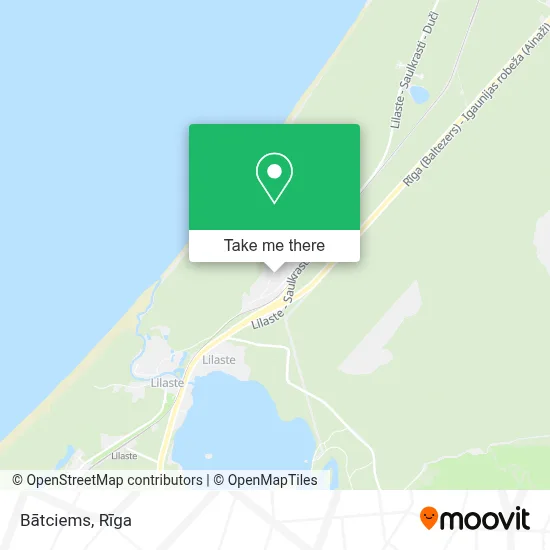 Bātciems map