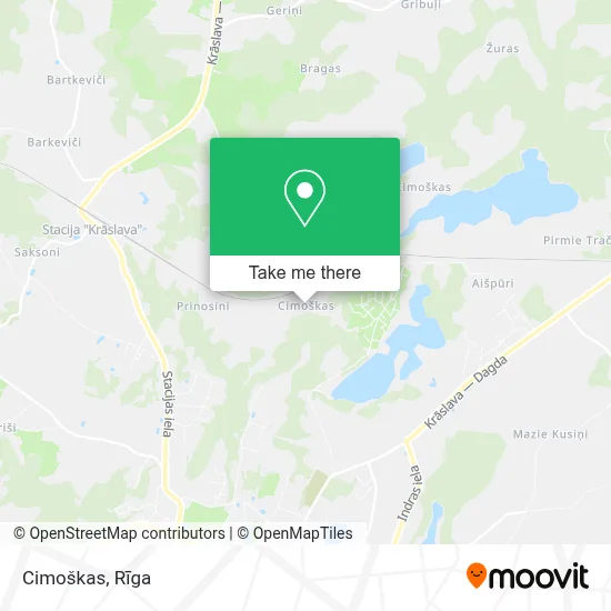 Cimoškas map