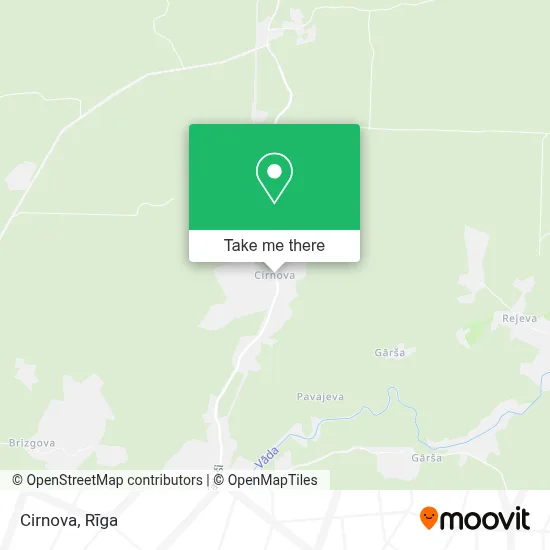 Cirnova map