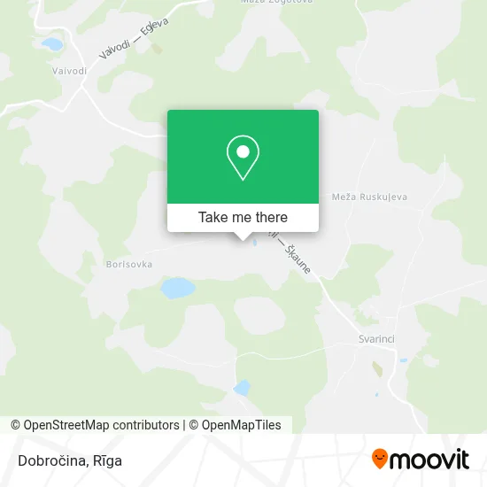 Dobročina map