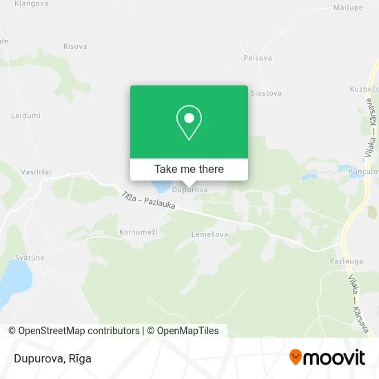 Dupurova map