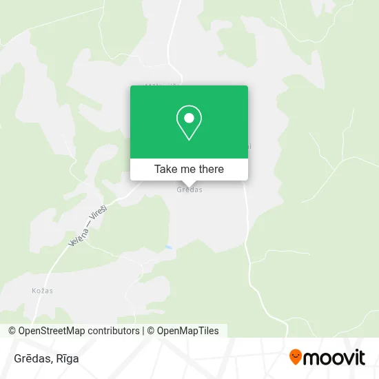 Grēdas map