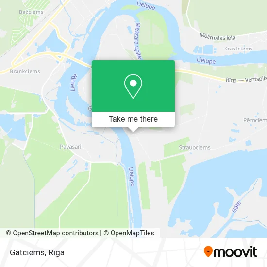 Gātciems map