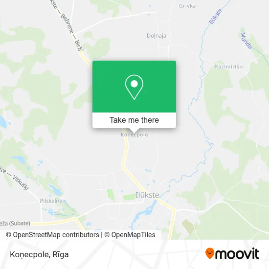 Koņecpole map