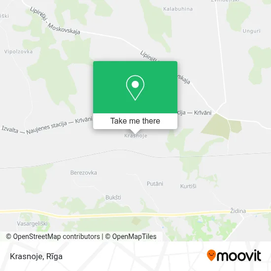 Krasnoje map