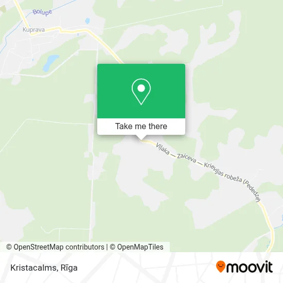 Kristacalms map