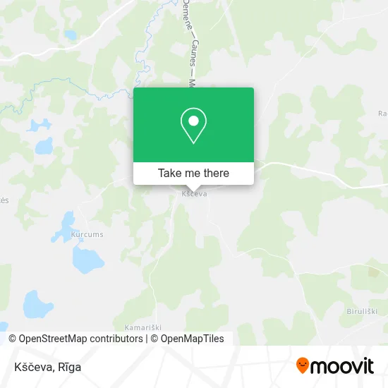 Kščeva map
