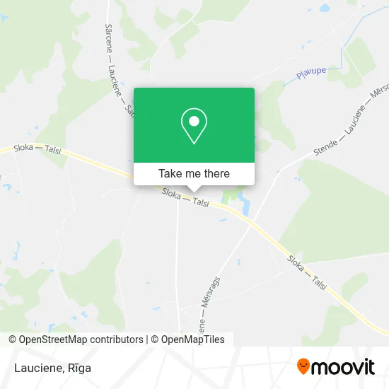 Lauciene map