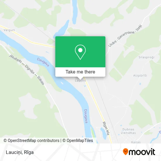 Lauciņi map