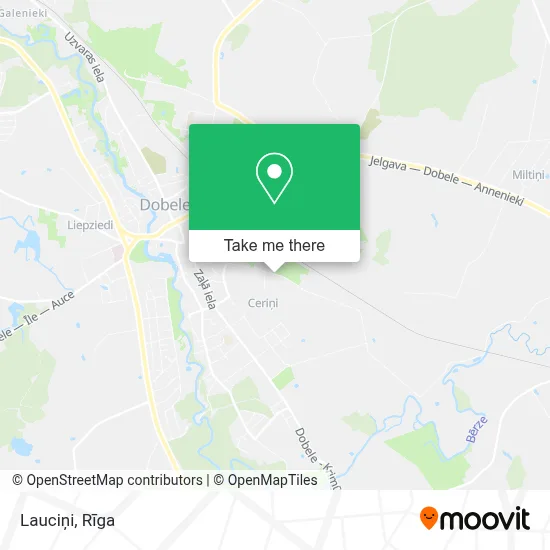 Lauciņi map