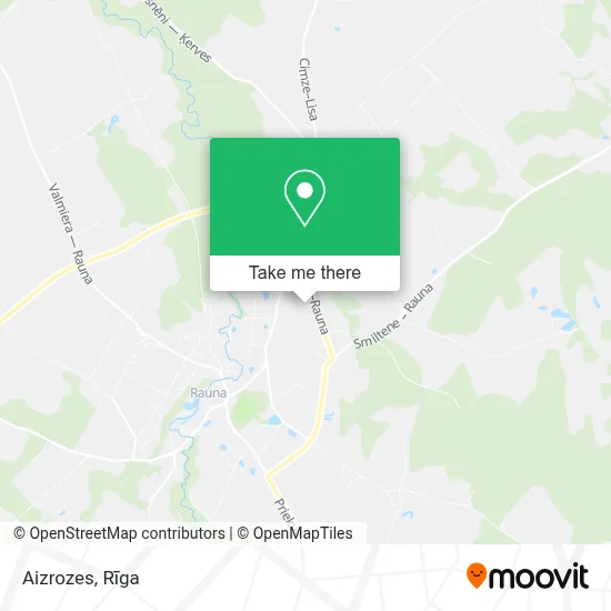 Aizrozes map