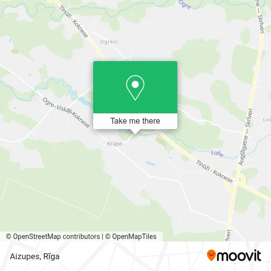 Aizupes map