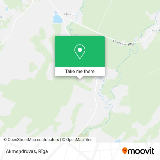 Akmeņdruvas map