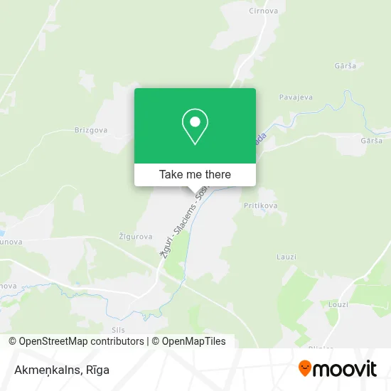 Akmeņkalns map