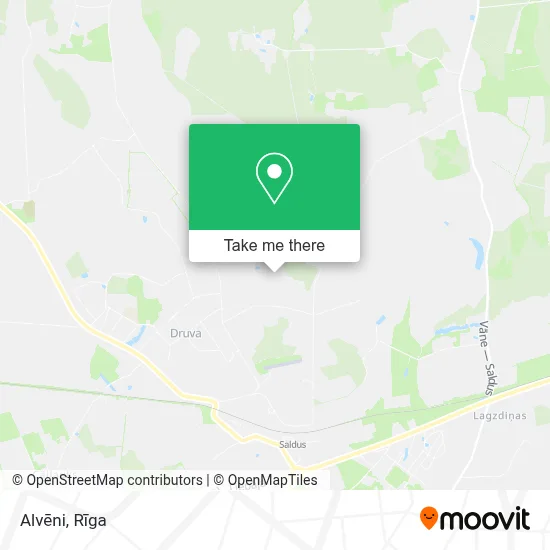 Alvēni map