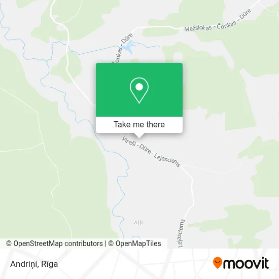Andriņi map
