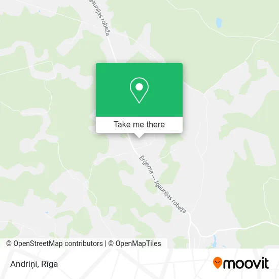 Andriņi map