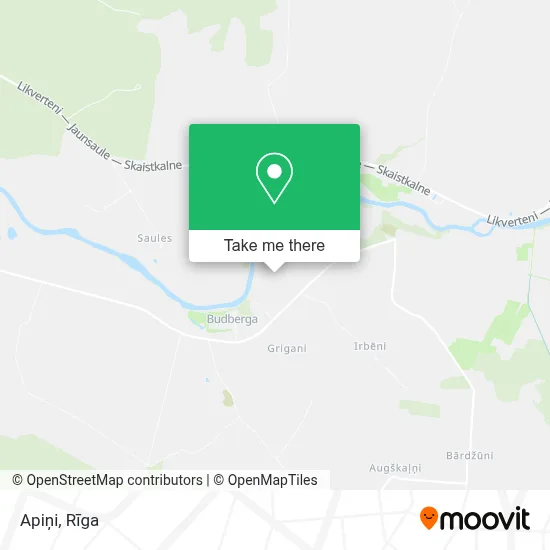 Apiņi map